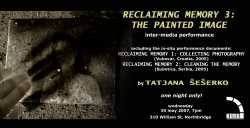 RECLAIMING MEMORY 3: THE PAINTED IMAGE 